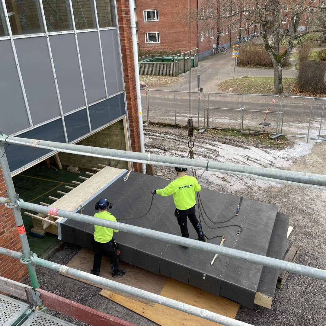 Tätskiktsarbete på tak